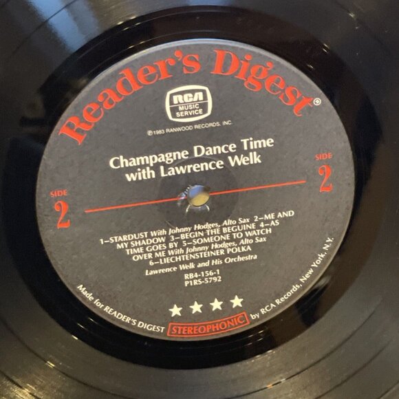 Champagne Dance Time With Lawrence Welk (Vinyl, 1986) Reader's Digest RB4-156-1 - Picture 9 of 9